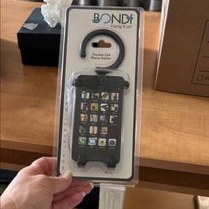 Flexible Cell Phone Holder — Black